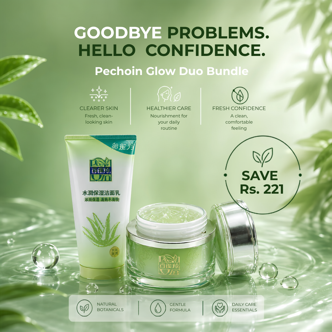 Pechoin Glow Duo Bundle — Aqua Energy Shining Cream + Hydrating Glow Face Wash